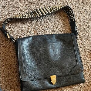 VINTAGE Rebecca minkoff Black Leather Studded women’s  Bag